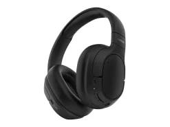 Belkin SoundForm Isolate Noise Cancelling Over-Ear Headphones, USB Type C, Mini-Phone (3.5mm), Wired/Wireless, Binaural, Circumaural, Black