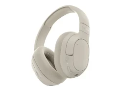 Belkin SoundForm Isolate Noise Cancelling Over-Ear Headphones, USB Type C, Mini-Phone (3.5mm), Wired/Wireless, Binaural, Circumaural, Sand