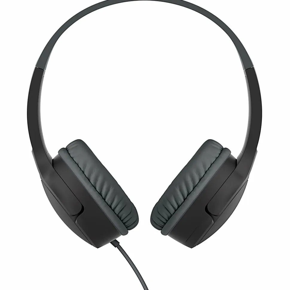Belkin SoundForm Mini Wired On-Ear Headphones for Kids, Black