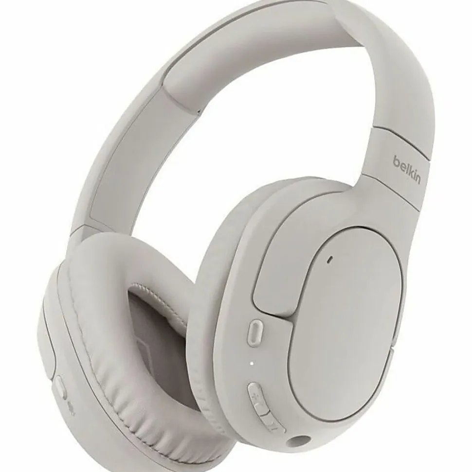 Belkin SoundForm Surround Wireless Over-Ear Headphones Sand