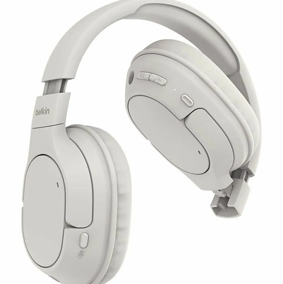 Belkin SoundForm Surround Wireless Over-Ear Headphones Sand