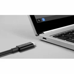 Belkin Thunderbolt 3 Cable (USB-C to USB-C, 100W) - 2.60 ft Thunderbolt 3/USB-C Data Transfer Cable - F2CD084BT08MBK