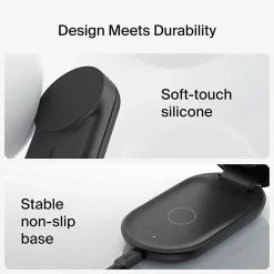 Belkin UltraCharge 3-in-1 Foldable Magnetic Charger with Qi2 25W, WIZ037TTBK