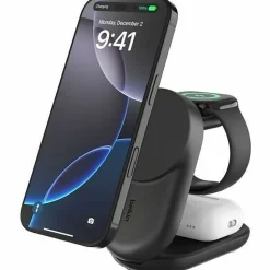 Belkin UltraCharge 3-in-1 Foldable Magnetic Charger with Qi2 25W, WIZ037TTBK