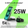 Belkin UltraCharge 2-in-1 Foldable Magnetic Charger with Qi2 25W, WIZ039TTBK