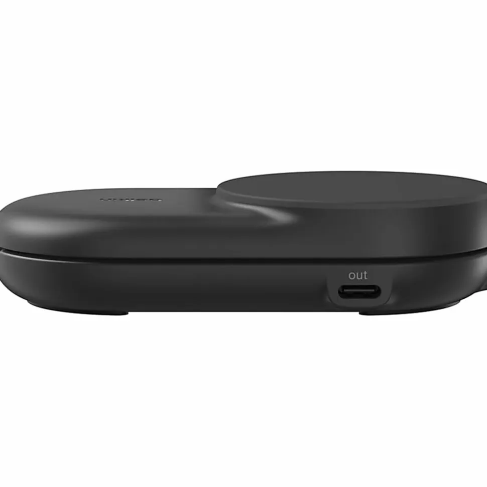 Belkin UltraCharge 2-in-1 Foldable Magnetic Charger with Qi2 25W, WIZ039TTBK