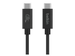 Belkin USB4 Cable, 240W + 20Gbps For Mac/Windows/Chromebook, Black, INZ004TT1.2MBK