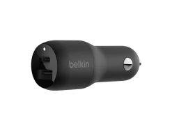 Belkin® 37-Watt Dual Car Charger With PPS, Black
