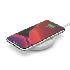 Belkin 10-Watt Quick Charge Wireless Charging Pad, White