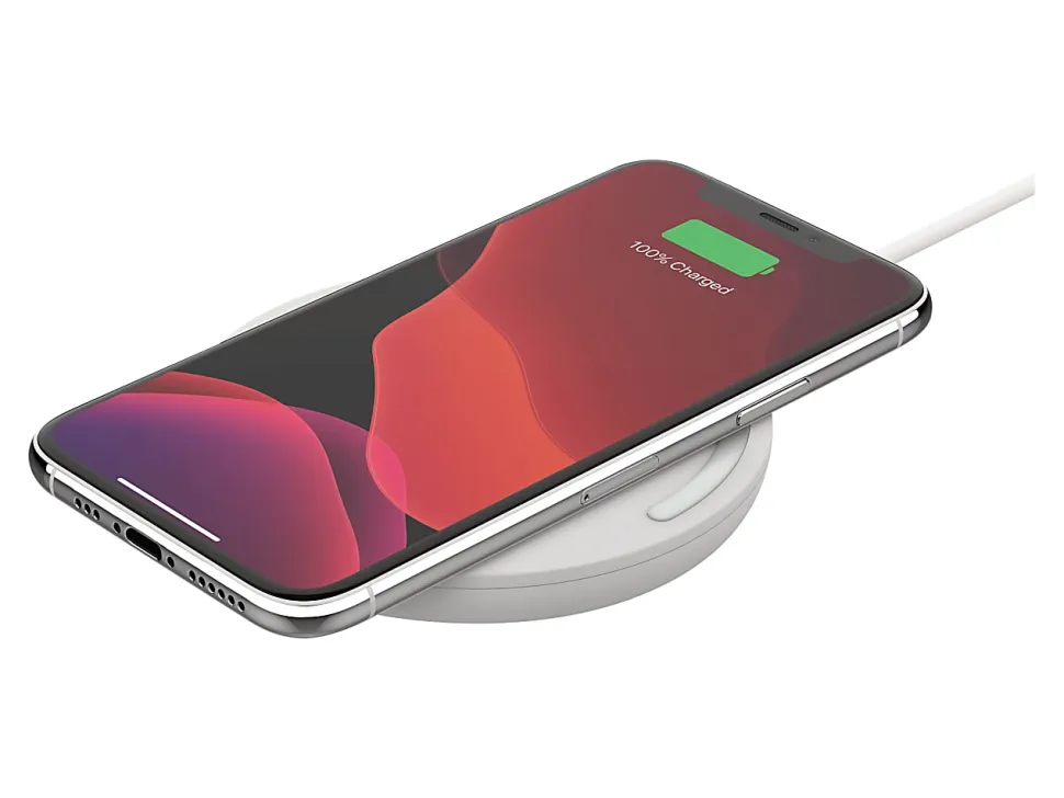 Belkin 10-Watt Quick Charge Wireless Charging Pad, White
