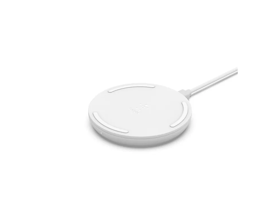 Belkin 10-Watt Quick Charge Wireless Charging Pad, White