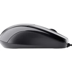 Belkin Wired USB Ergonomic Mouse - Optical - Cable - USB - 800 dpi - Scroll Wheel - 3 Button(s) - 1