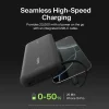 Belkin 30W 2-port Power Bank w/ Integrated USB-C Cable, 20K mAh, 1xUSB-A, 1xUSB-C, Portable Charger, Black, BPB024FQBK