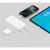 Belkin 30W 2-port Power Bank w/ Integrated USB-C Cable, 20K mAh, 1xUSB-A, 1xUSB-C, Portable Charger, White, BPB024FQWH