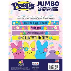 Bendon Jumbo Coloring & Activity Book, Peeps