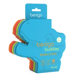 Bentgo Buddies Reusable Ice Packs, Dinosaur, Set Of 4 Packs