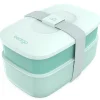 Bentgo Classic All-In-One Lunch Box Container, 3-13/16"H x 4-3/4"W x 7-1/8"D, Coastal Aqua