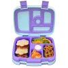 Bentgo Kids Prints 5-Compartment Lunch Box, 2"H x 6-1/2"W x 8-1/2"D, Mermaids In The Sea