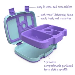 Bentgo Kids Prints 5-Compartment Lunch Box, 2