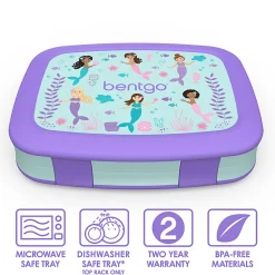 Bentgo Kids Prints 5-Compartment Lunch Box, 2