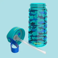 Bentgo Kids Prints Tritan Water Bottle, Shark
