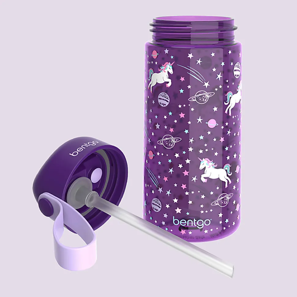 Bentgo Kids Prints Tritan Water Bottle, Unicorn