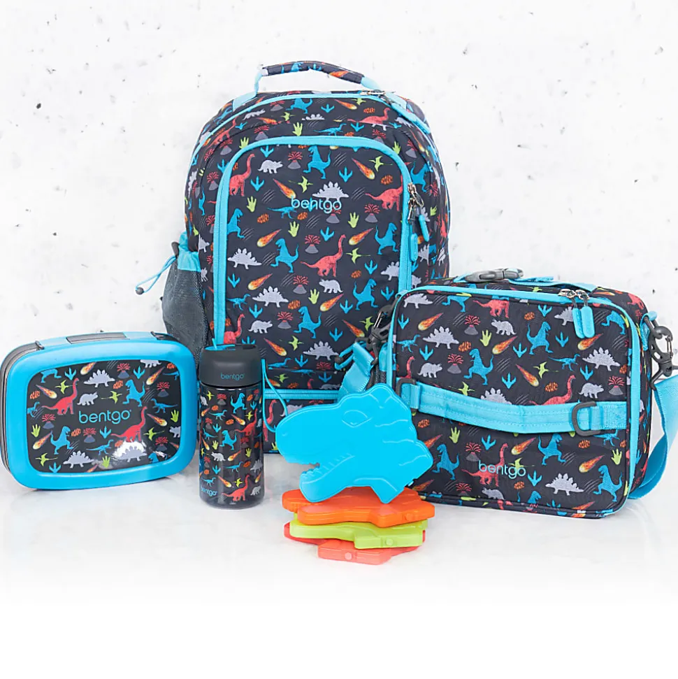 Bentgo Kids Prints Tritan Water Bottle, Dinosaur