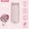 Bentgo Kids Water Bottle, 15 Oz, Petal Pink Glitter