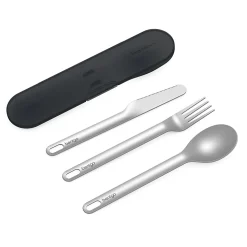 Bentgo Stainless Steel Utensil Set, Carbon