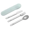 Bentgo Stainless Steel Utensil Set, Aqua