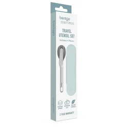 Bentgo Stainless Steel Utensil Set, Aqua