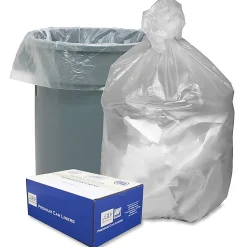 Berry High Density Commercial Can Liners, Extra Large Size, 60 gal Capacity, 38"x 58"x0.31 mil (8 Micron) Thickness, 200 Count -HD386014N