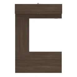 Bestar Logan 66”W U- Or L-Shaped Executive Corner Desk With Pedestal And Hutch, Antigua