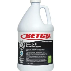 Betco Green Earth Peroxide Cleaner, 128 Oz, Fresh Mint Scent, Total Qty 1