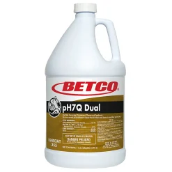 Betco® pH7Q Dual Multi-Purpose Cleaner, Pleasant Lemon Scent, 128 Oz Bottle, Case Of 4