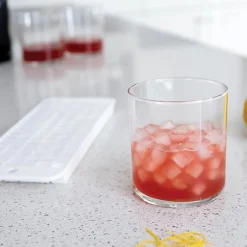 Better Houseware Cubette Ice Cube Trays, 10-1/2” x 3-5/8” x 5/8”, White, Set Of 2 Trays