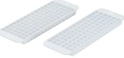 Better Houseware Cubette Ice Cube Trays, 10-1/2” x 3-5/8” x 5/8”, White, Set Of 2 Trays
