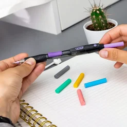 BIC Break-Resistant Mechanical Pencils With Erasers, No. 2 Medium Point, 0.7 mm, Assorted Accent Colors, Pack Of 2 Pencils