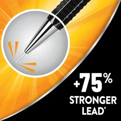 BIC Break Resistant Pro Mechanical Pencil, 0.7MM, Medium Pt, Black Barrel, Pack of 2