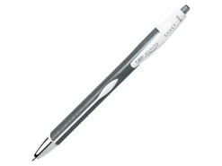 BIC® Glide™ Exact Retractable Ballpoint Pens, Fine Point, 0.7 mm, Gray Barrel, Black Ink, Pack Of 12 Pens