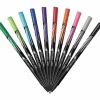 BIC® Intensity Fineliner Marker Pens, Fine Point, 0.4 mm, Assorted Ink Colors, Pack Of 10 Pens