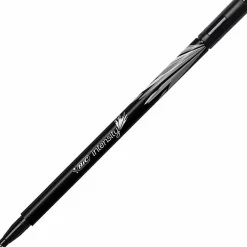 BIC® Intensity Fineliner Marker Pens, Fine Point, 0.4 mm, Assorted Ink Colors, Pack Of 10 Pens