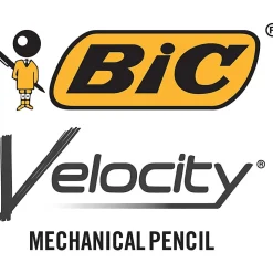 BIC® Mechanical Pencils, #2 Lead, Bold Point, 0.9 mm, Turquoise Barrel, Pack Of 12