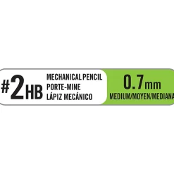 BIC® Mechanical Pencils, #2 Lead, Medium Point, 0.7 mm, Blue Barrel, Pack Of 12