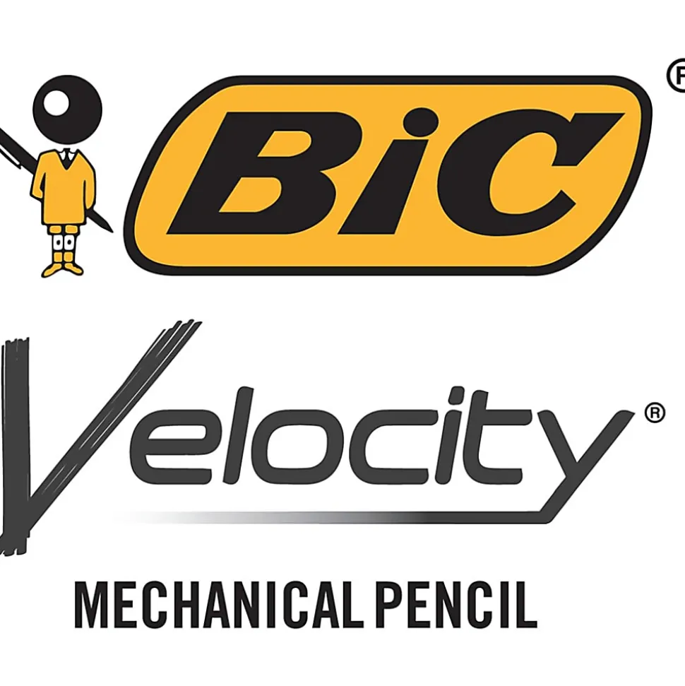 BIC® Mechanical Pencils, #2 Lead, Medium Point, 0.7 mm, Blue Barrel, Pack Of 12
