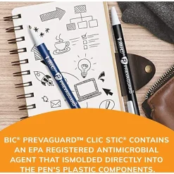 BIC® Prevaguard Mechanical Pencil with antimicrobial additive, 0.7 mm, #2, Black Barrel, Pack Of 12 Pencils