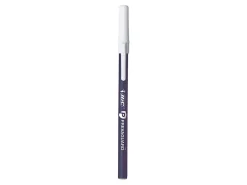 BICĀ® Prevaguard Round Stic Pens, Medium Point With Antimicrobial Additive, 1.0 mm, Blue Barrel, Blue Ink, Pack Of 12 Pens