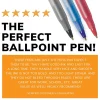 BIC Round Stic Xtra Life Ballpoint Pens, Medium Point, 1.0 mm, Translucent Red Barrels, Red Ink, Pack Of 10 Pens