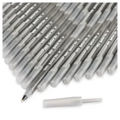 BIC Round Stic Xtra Life Ballpoint Pens, Medium Point, 1.0 mm, Translucent Barrel, Black Ink, Box Of 240 Pens