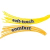 BIC SoftFeel Retractable Ball Pens - Medium Pen Point - 1 mm Pen Point Size - Retractable - Blue - Blue Barrel - 36 / Box